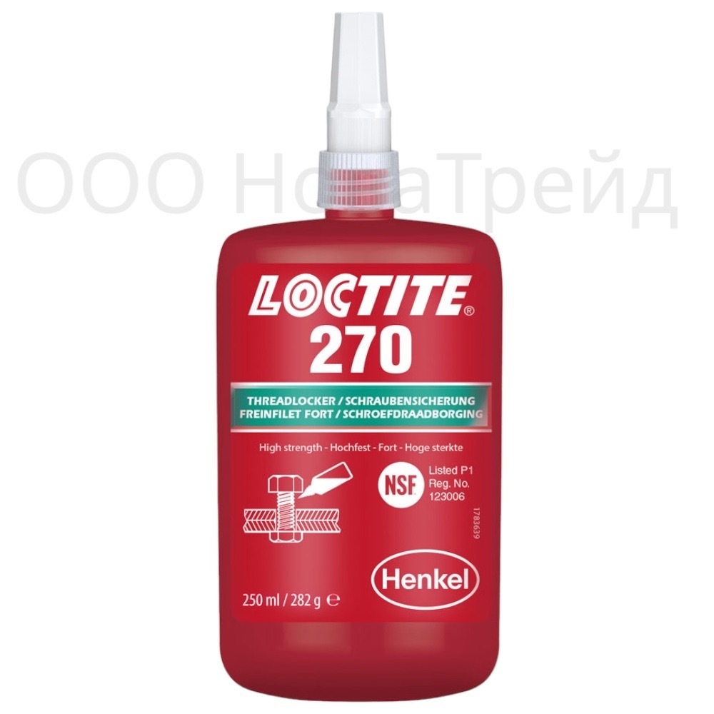 LOCTITE 270 Резьбовой фиксатор высокой прочности, 250 мл