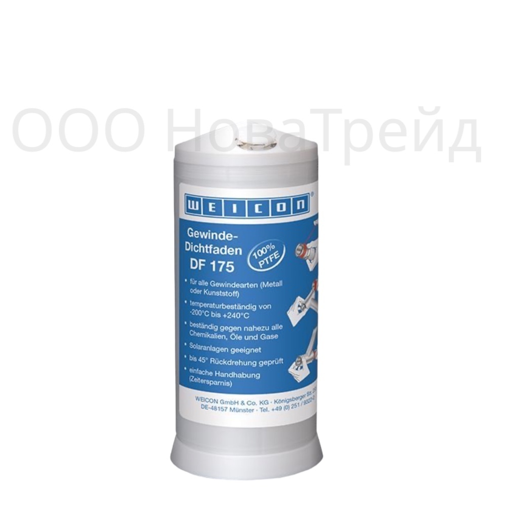 WEICON Герметизирующая нить для резьбовых соединений DF 175 (175 м) с PTFE