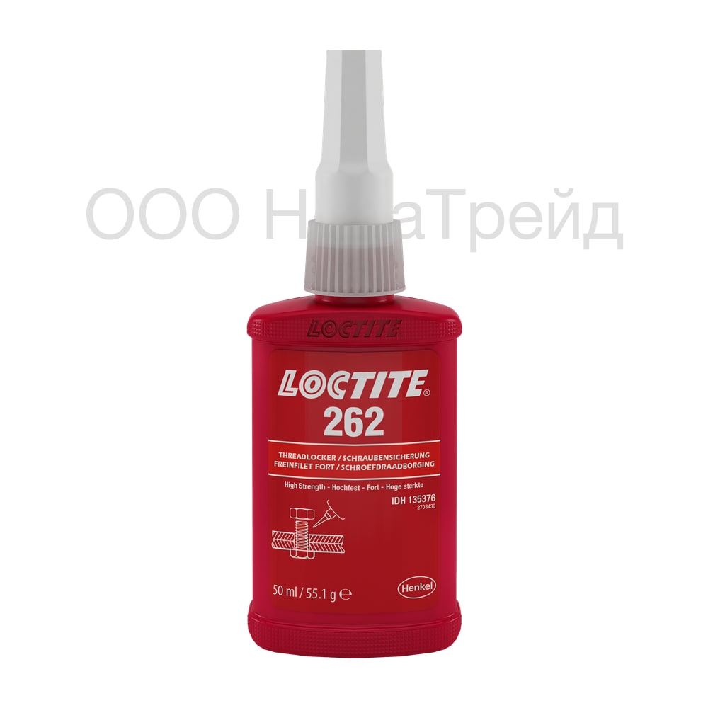 LOCTITE 262 резьбовой фиксатор средней/высокой прочности, 50 мл