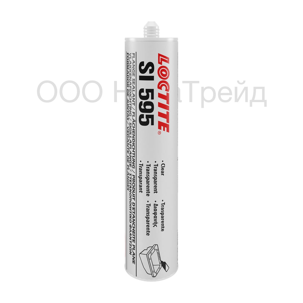 LOCTITE SI 595 CL силиконовый уксусный герметик, прозрачный, 300 мл