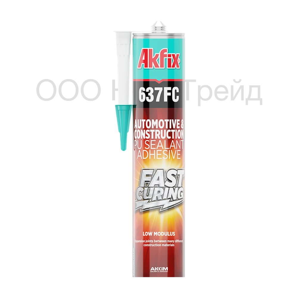 Akfix 637FC полиуретановый клей-герметик универсальный, белый, 310 мл