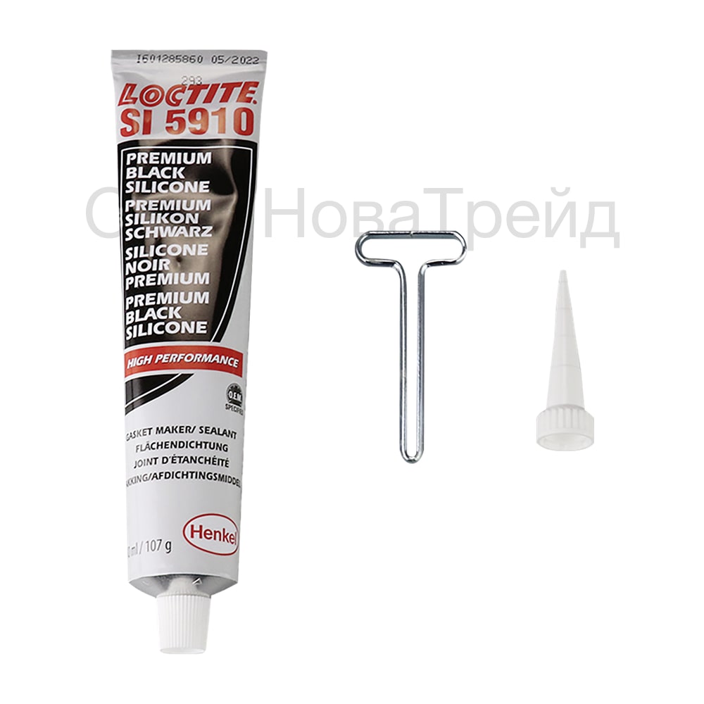 LOCTITE SI 5910 BK силиконовый нейтральный клей-герметик, чёрный, 80 мл