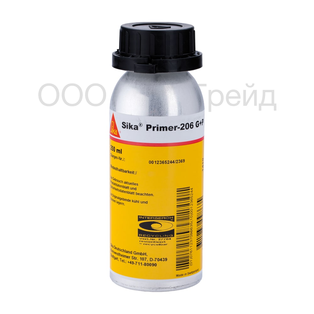 Sika Primer-206 G+P праймер для стёкол перед вклейкой, 250 мл